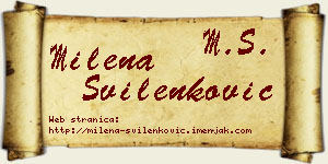 Milena Svilenković vizit kartica